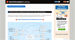 Desktop Screenshot of createamindmap.com